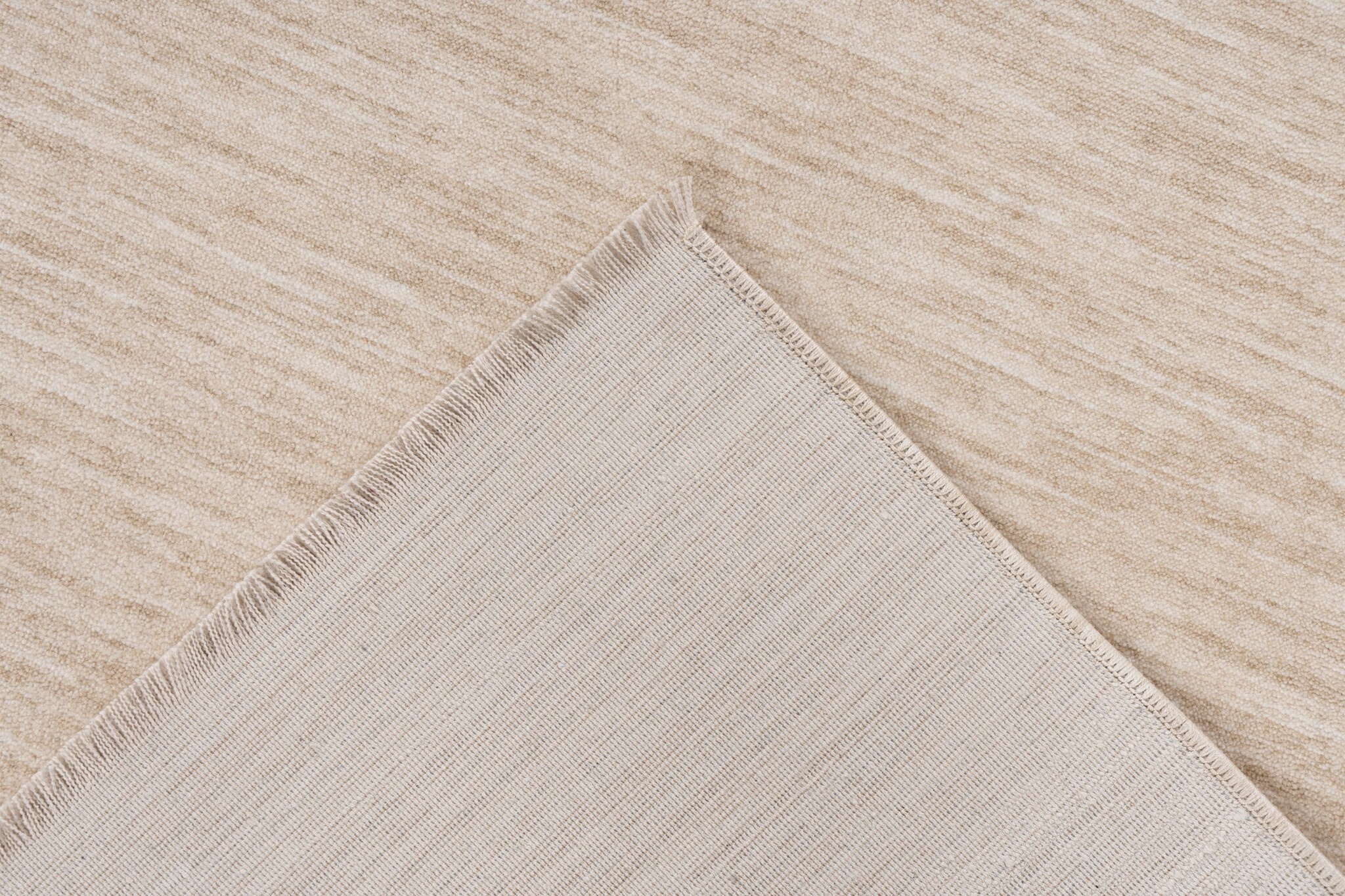 Pandora Soft - Uni Effen Vloerkleed - Laagpolig, 100% Polyester, Soft Touch, Franjes - Creme