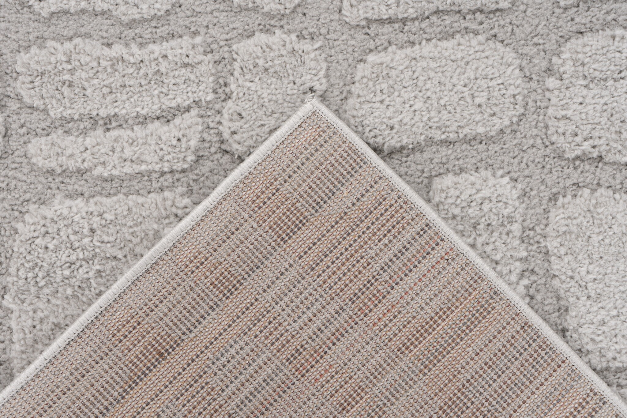 Lotus Home - Modern Vloerkleed - 100% Polyester, Laagpolig, 3D Effect - Zilver Grijs