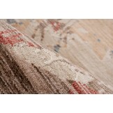 Vintage Mondriaan - Art Vloerkleed - Laagpolig, 100% Polyester, Soft Touch - Multikleur