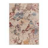 Vintage Mondriaan - Art Vloerkleed - Laagpolig, 100% Polyester, Soft Touch - Multikleur