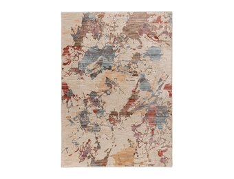 Vintage Mondriaan - Art Vloerkleed - Laagpolig, 100% Polyester, Soft Touch - Multikleur