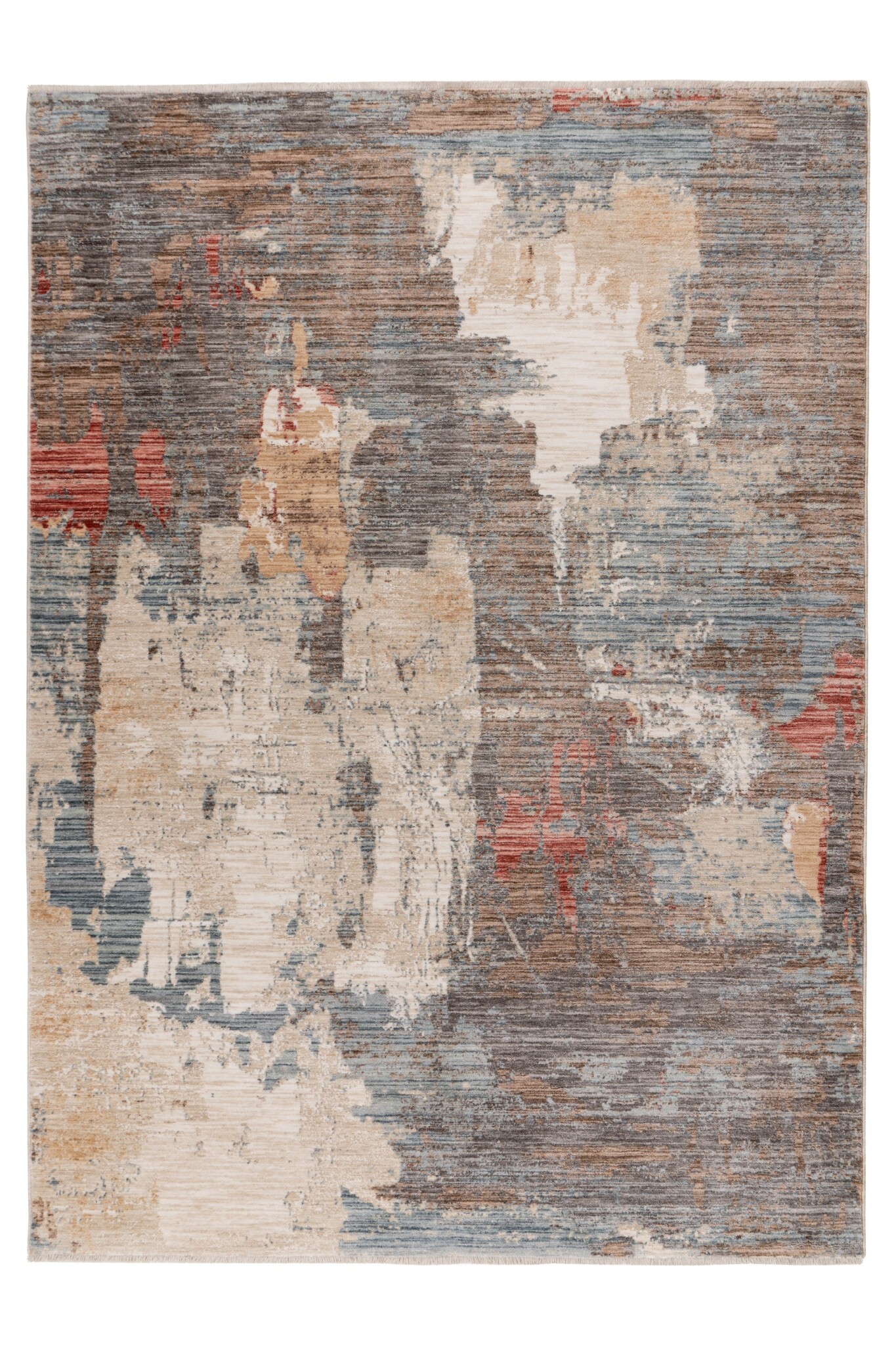 Vintage Herman - Art Vloerkleed - Laagpolig, 100% Polyester, Soft Touch - Multikleur