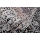 Dunya Klassiek Nain - Oosters Vloerkleed - Laagpolig, Wasbaar, Anti-Slip, 100% Polyester - Creme