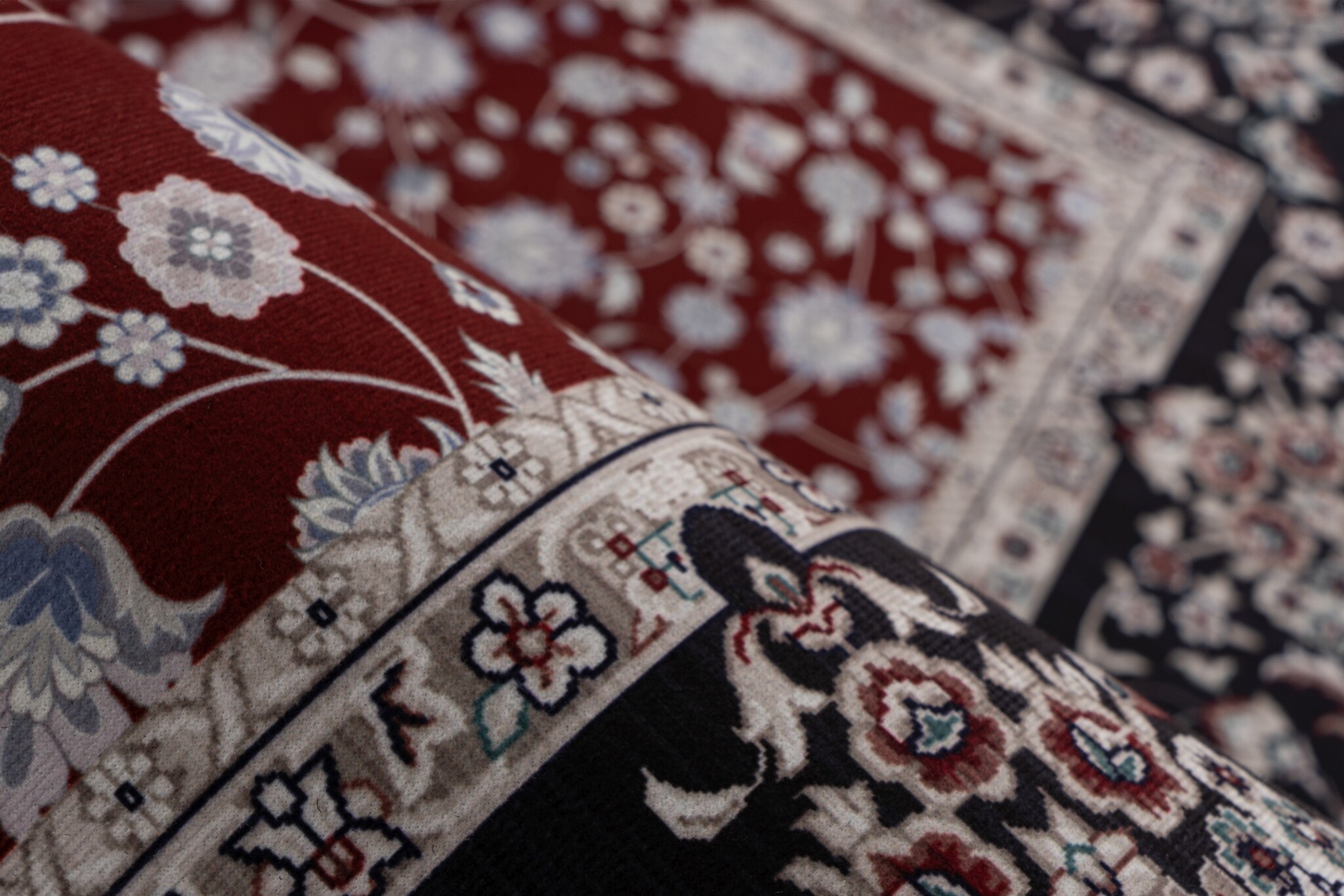 Dunya Nain Klassiek Vloerkleed Rood