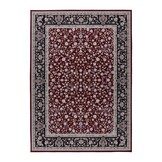 Dunya Klassiek Nain - Oosters Vloerkleed - Laagpolig, Wasbaar, Anti-Slip, 100% Polyester - Rood