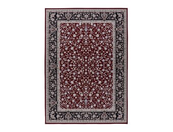 Dunya Klassiek Nain - Oosters Vloerkleed - Laagpolig, Wasbaar, Anti-Slip, 100% Polyester - Rood