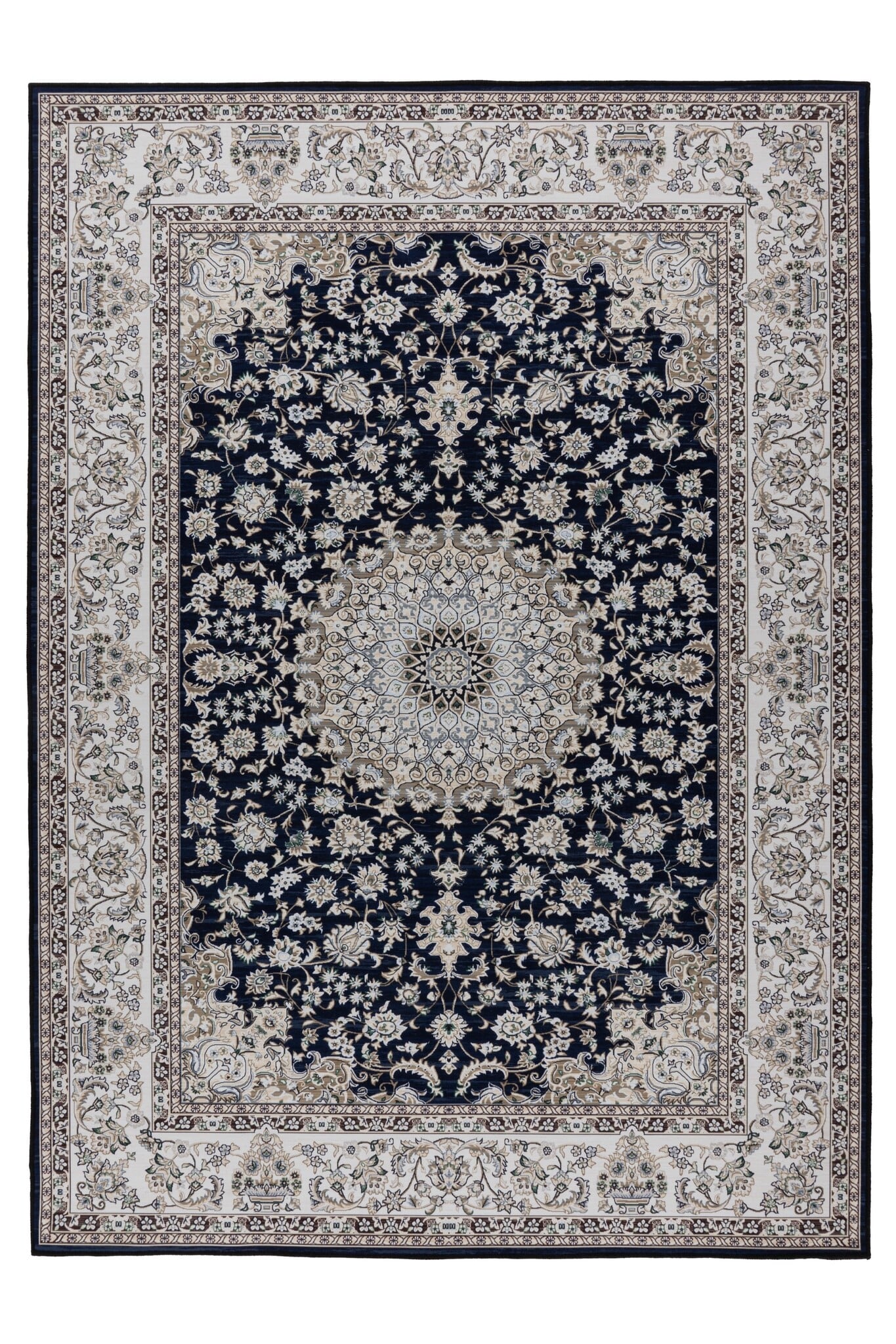 Dunya Klassiek Vloerkleed Blauw