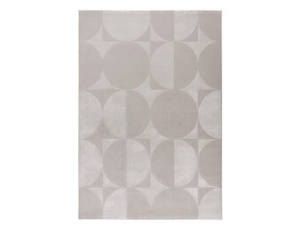 Eli Home Style - Japandi Vloerkleed - Laagpolig, 3D-Look, Franjes, Soft Touch - Zilver