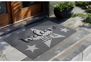 Bilbao Home - Deurmat - Droogloopmat – Grijs - 100% Kokosvezel / PVC Rug