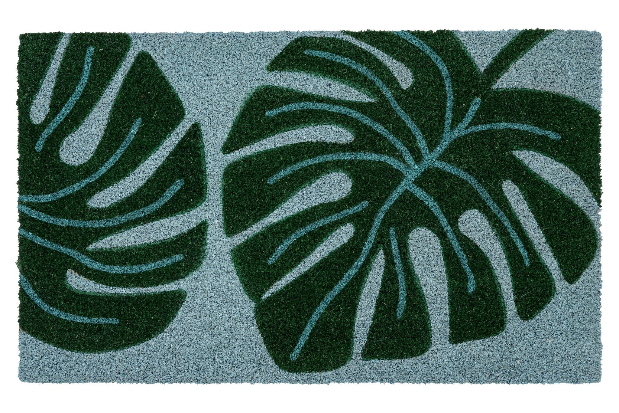 Bilbao Home - Deurmat - Droogloopmat – Groen - 100% Kokosvezel / PVC Rug