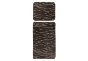 Bari Badmat / Toiletmat - Badkamer Set 2-Delig - Wasbaar - Anti-slip - Taupe