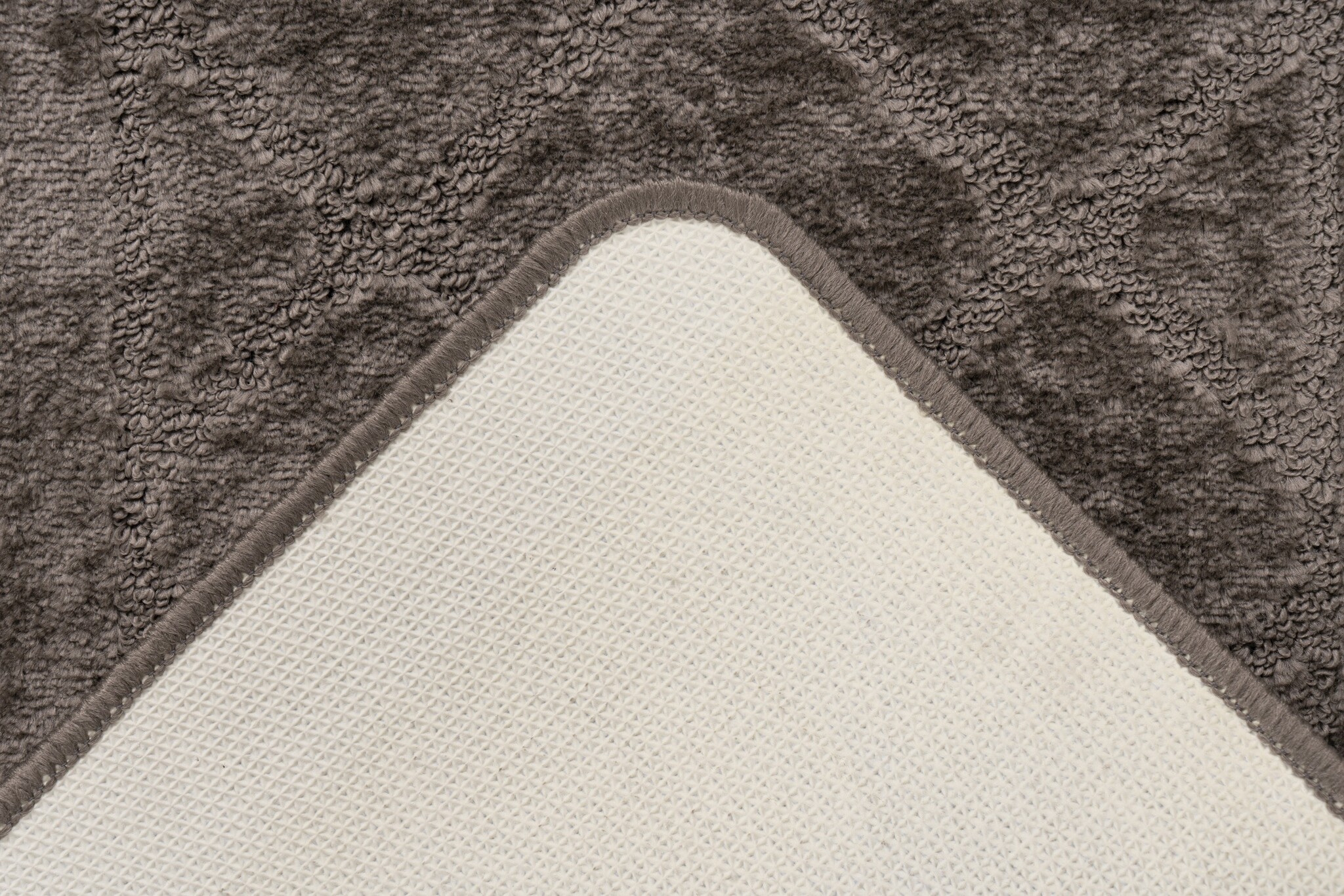 Bari Badmat / Toiletmat - Badkamer Set 2-Delig - Wasbaar - Anti-slip - Taupe