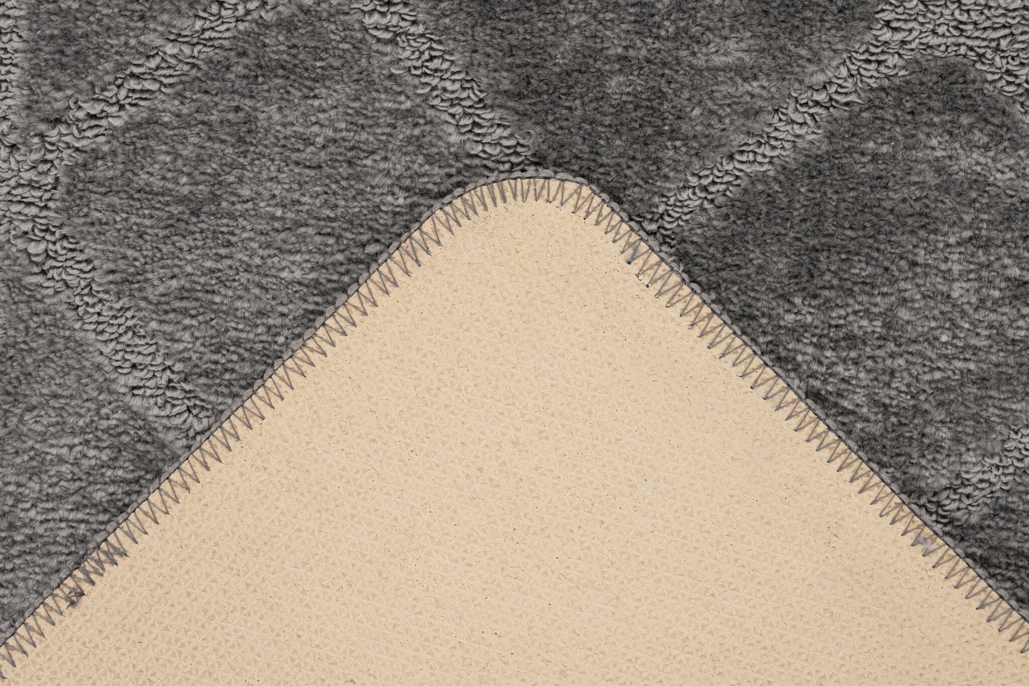 Bari Badmat / Toiletmat - Badkamer Set 2-Delig - Wasbaar - Anti-slip - Grijs