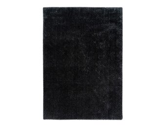 Glamour Soft - Recycled Vloerkleed - Uni, Hoogpolig, 100% Recycled Plastic Flessen, Soft Touch - Antraciet