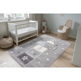 Happy Speelmat Kindervloerkleed Grijs