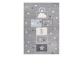 Happy Speelmat Kindervloerkleed Grijs