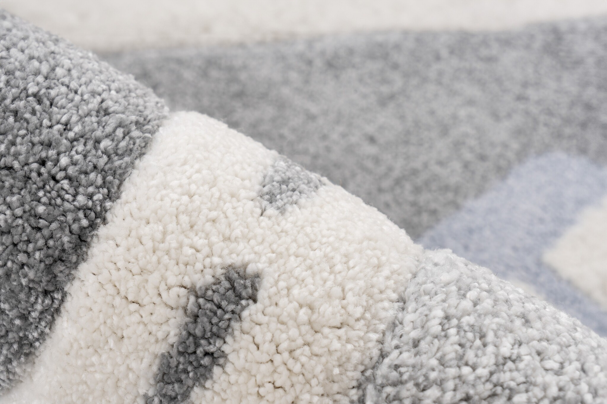 Kindervloerkleed Happy Verkeer – Zacht vloerkleed – Speelkleed voor Kinderkamer – Grijs