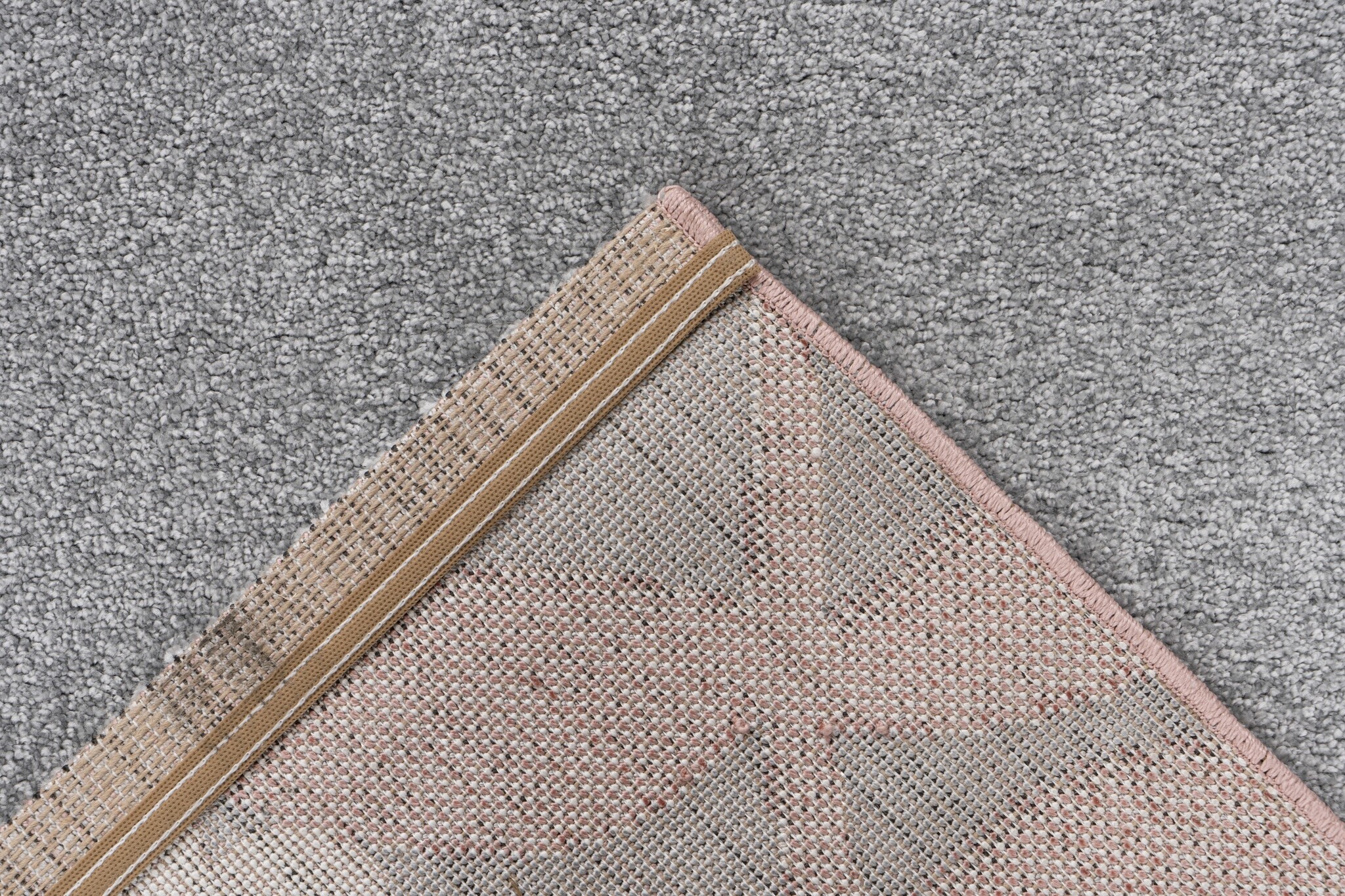 Kindervloerkleed Happy Bloemen – Zacht vloerkleed – Speelkleed voor Kinderkamer – Grijs