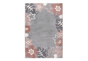 Happy Bloemen Kindervloerkleed Grijs