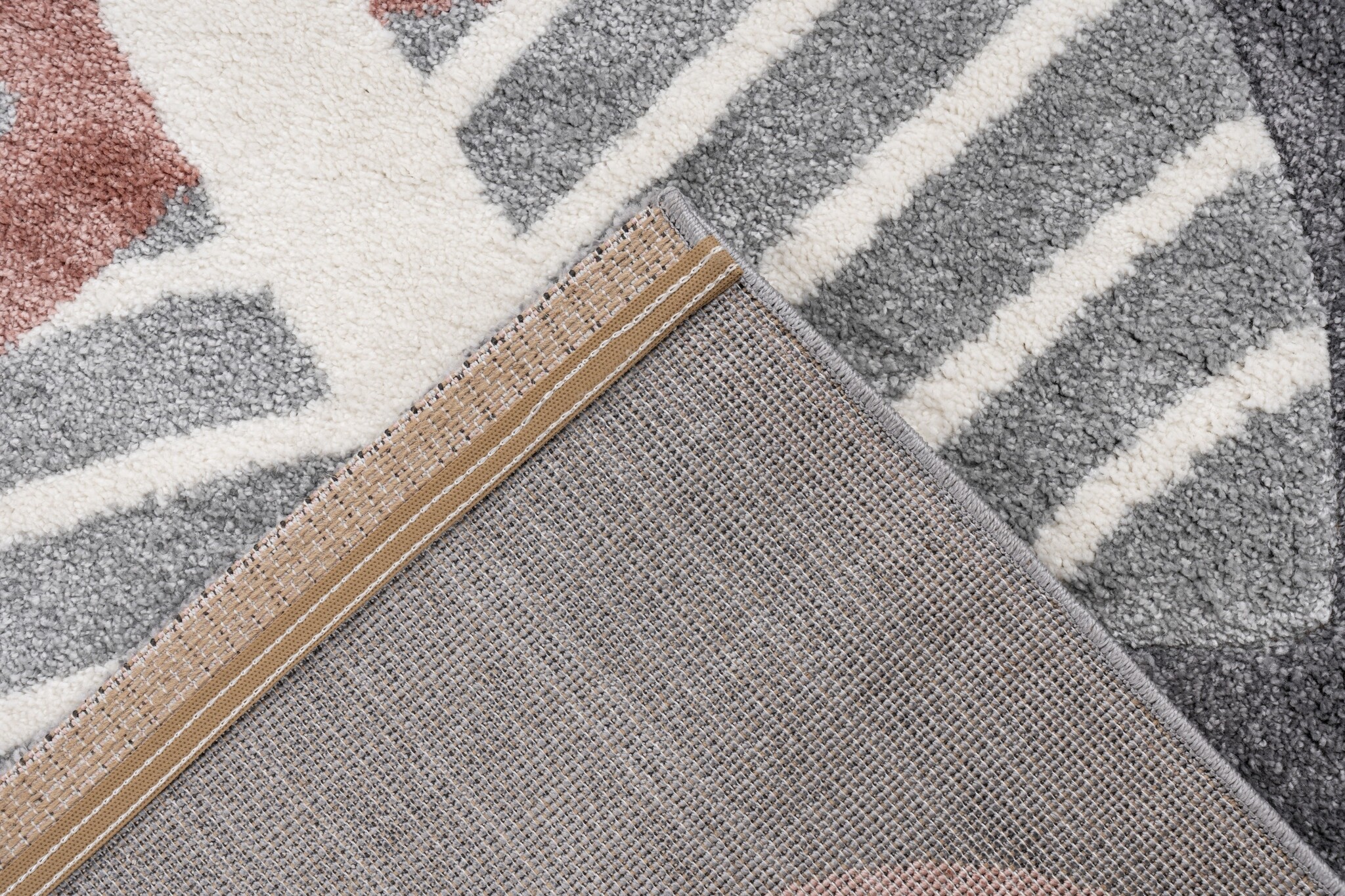 Kindervloerkleed Happy Vlinders – Zacht vloerkleed – Speelkleed voor Kinderkamer – Grijs