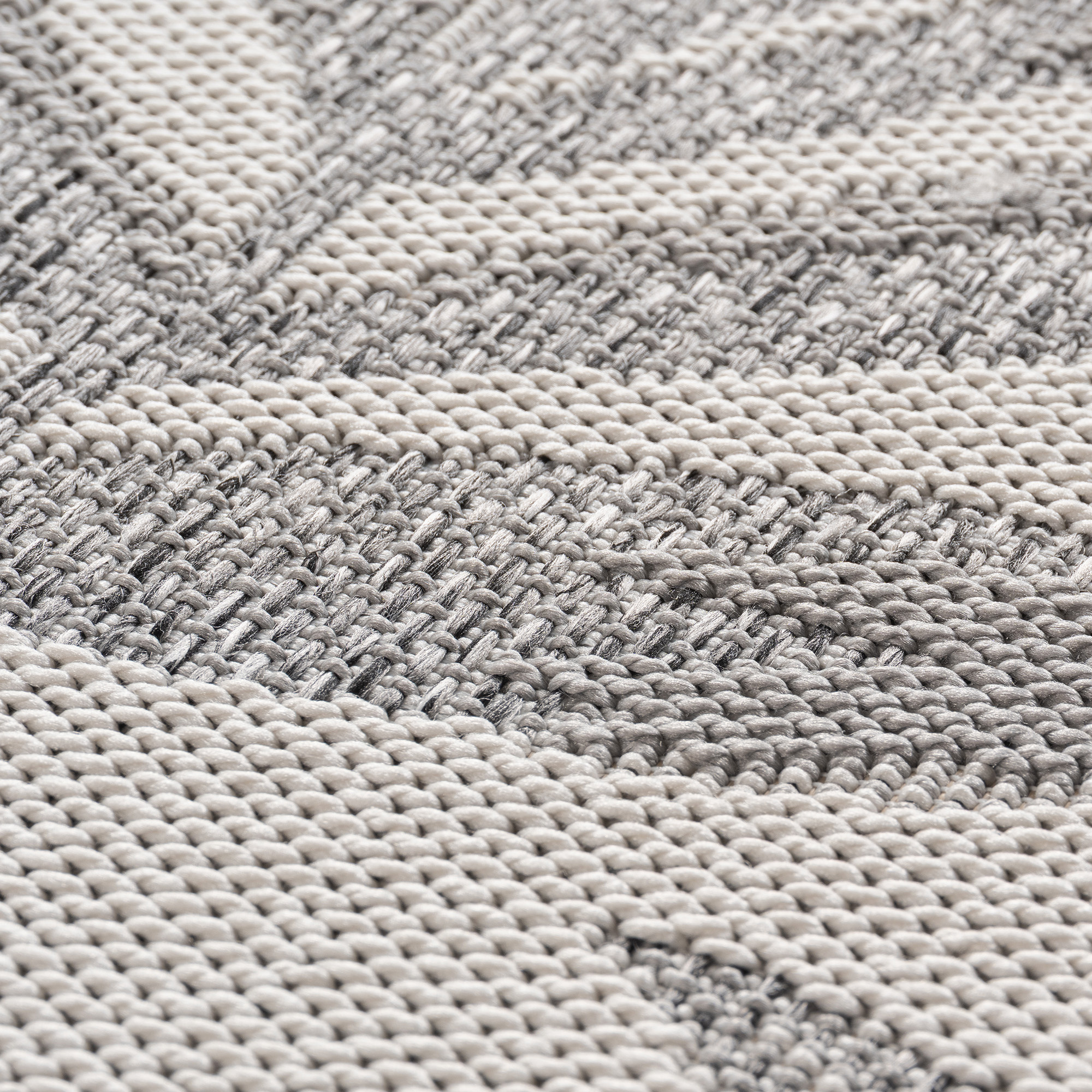 Desert Solid Buitenkleed – Outdoor Vloerkleed, Boho Look, Weer- & UV-bestendig - Grijs