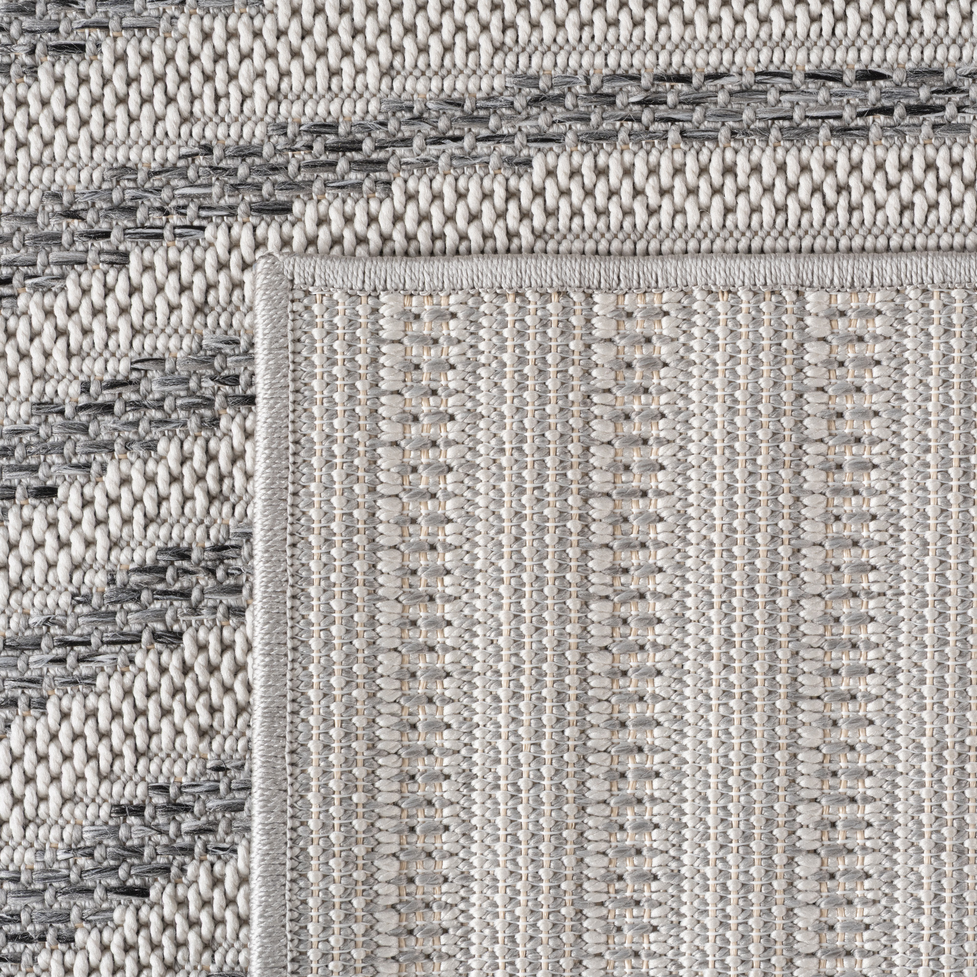 Desert Buitenkleed – Japandi Vloerkleed, Boho, Weer- & UV-bestendig - Grijs