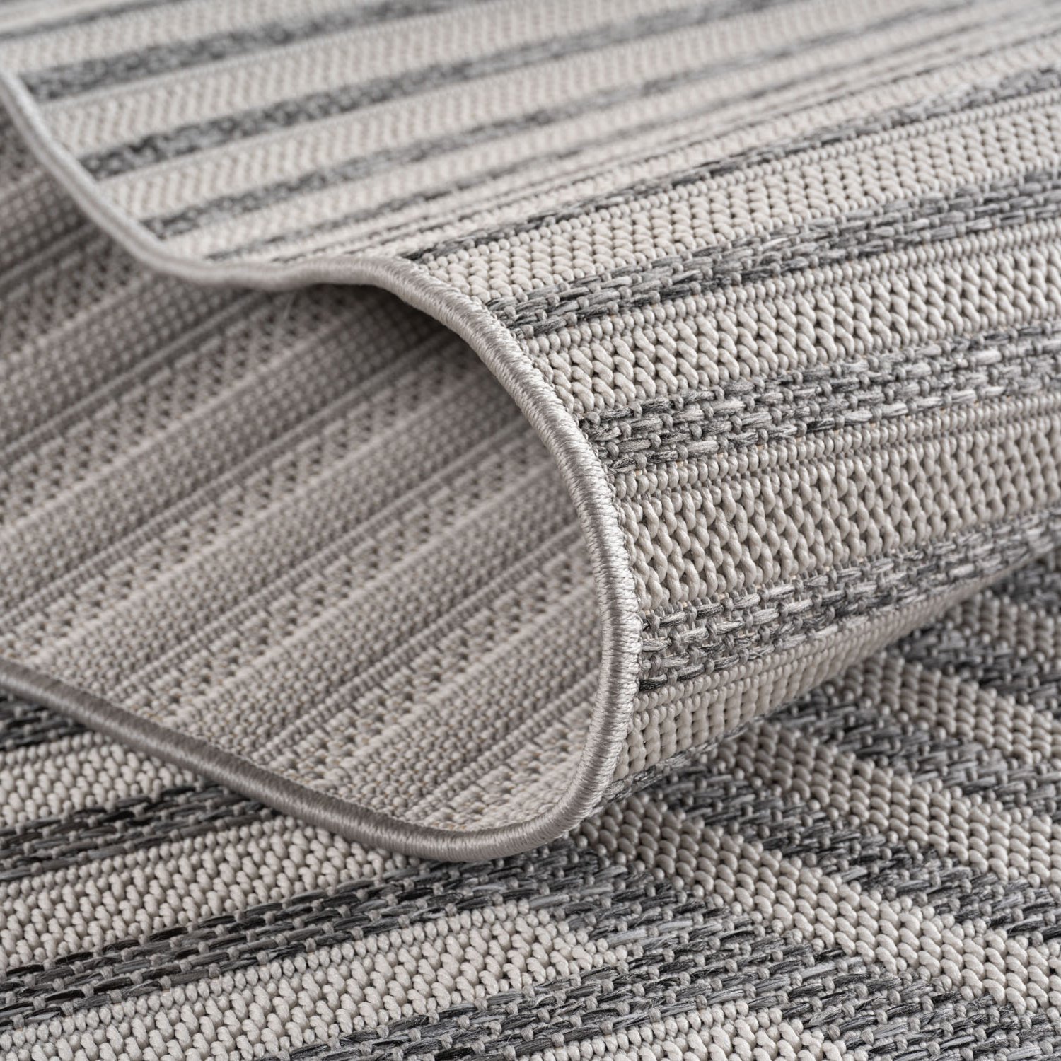 Desert Buitenkleed – Japandi Vloerkleed, Boho, Weer- & UV-bestendig - Grijs