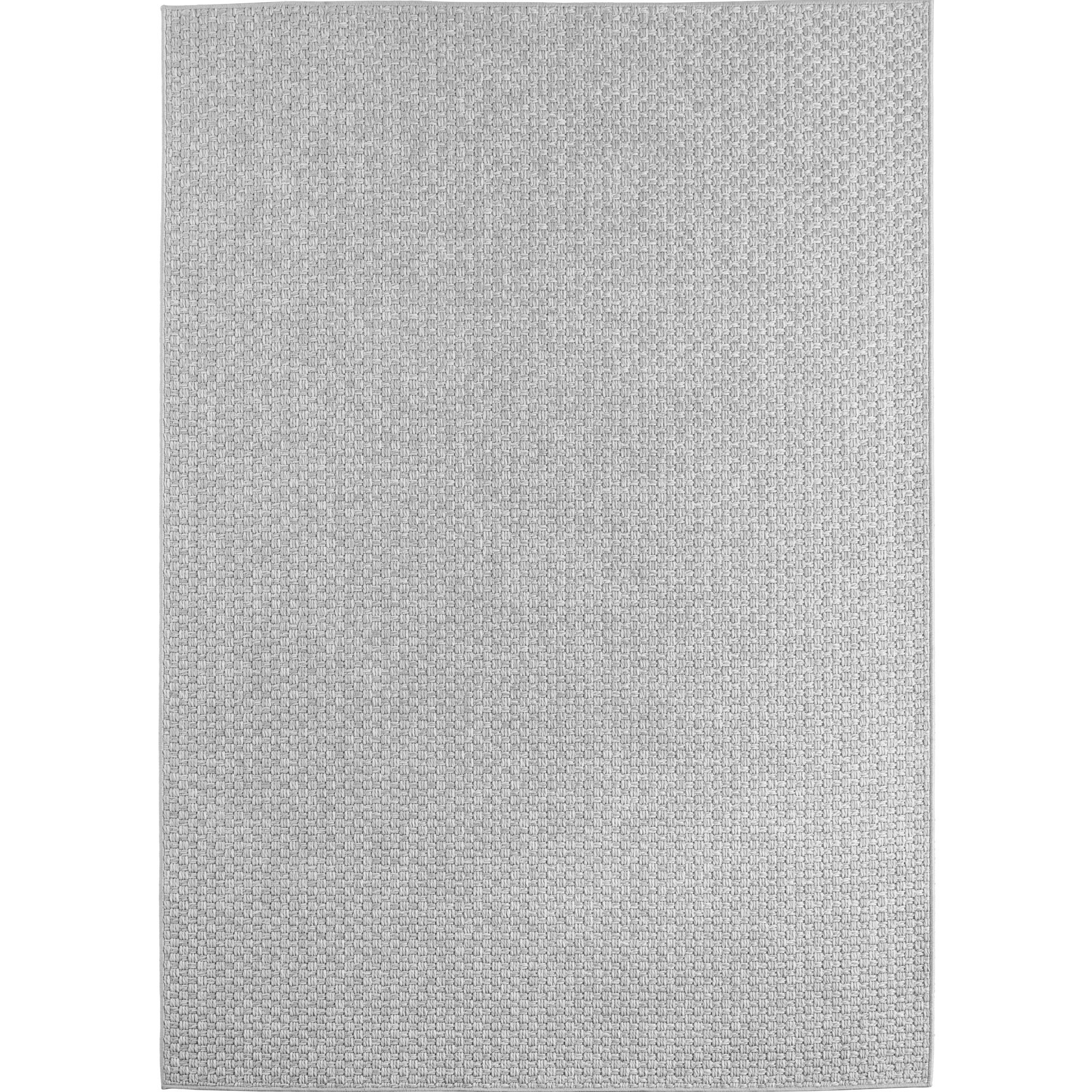 Buitenkleed IBIZA – Effen Vloerkleed –  Voor Tuin, Terras & Binnen - Grijs