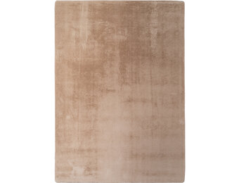 JOY Effen Soft Vloerkleed – 100% Polyester – Anti-Slip - Beige