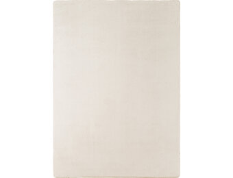 JOY Effen Soft Vloerkleed – 100% Polyester – Anti-Slip - Creme