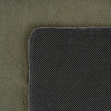 JOY Effen Soft Rond Vloerkleed – 100% Polyester – Anti-Slip - Groen