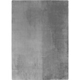 JOY Effen Soft Vloerkleed – 100% Polyester – Anti-Slip - Zilver