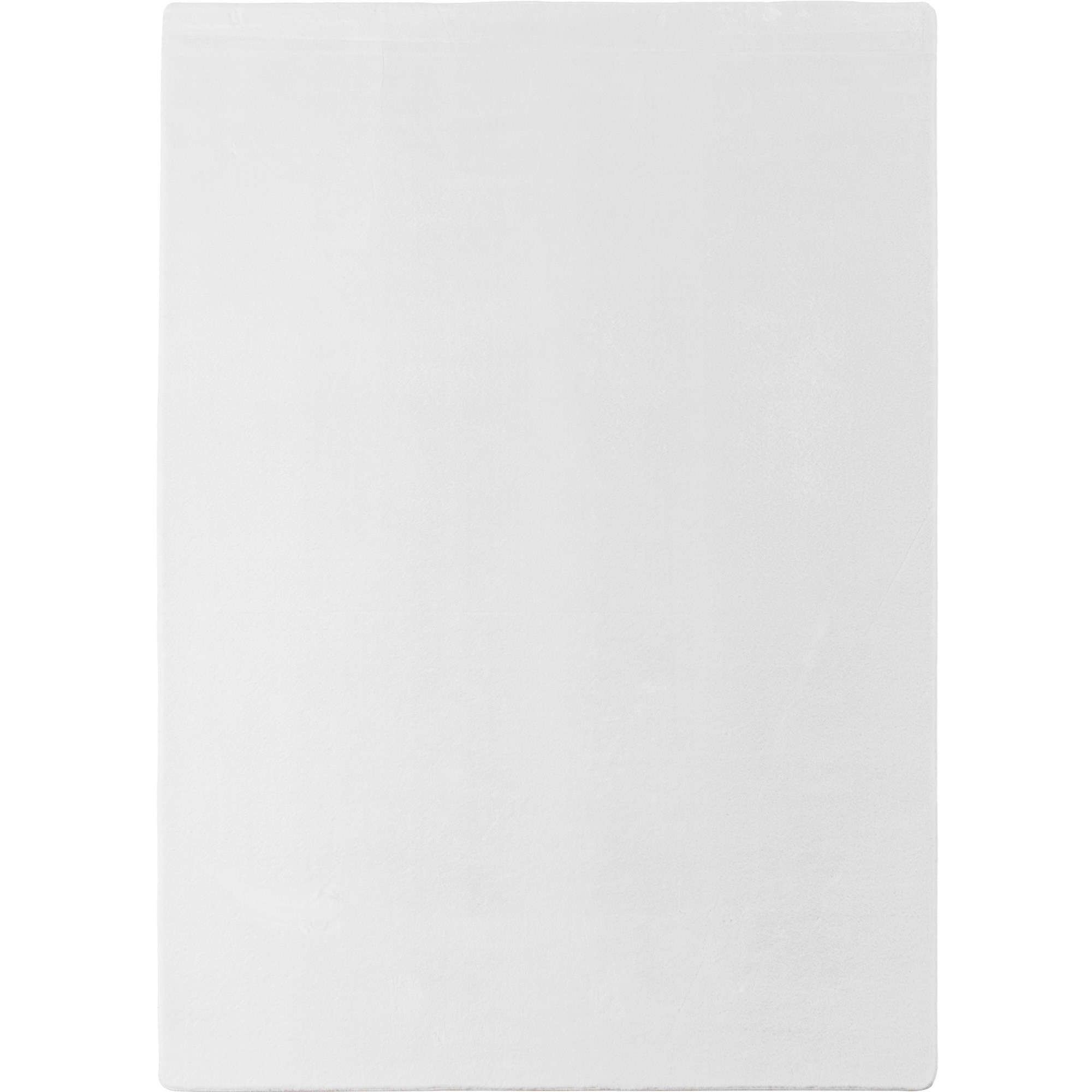 JOY Effen Soft Rond Vloerkleed – 100% Polyester – Anti-Slip - Wit