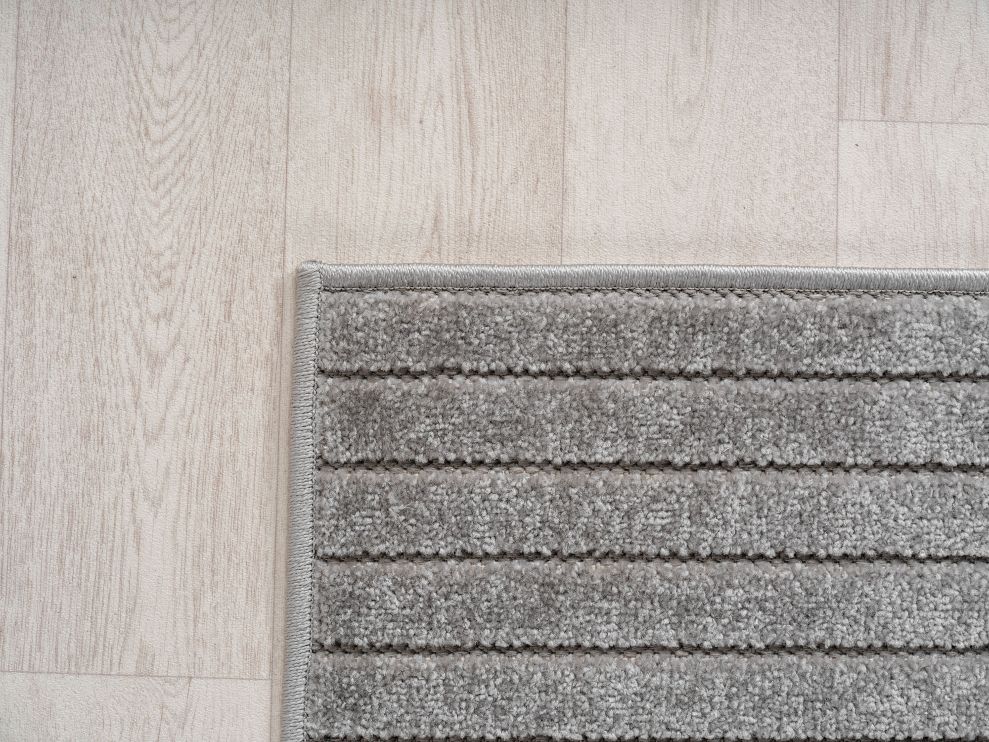 Buitenkleed NOVA – Indoor & Outdoor Vloerkleed– Japandi & Scandinavisch Design – Effen - 3D-Look - Weerbestendig & UV-proof - Zilver