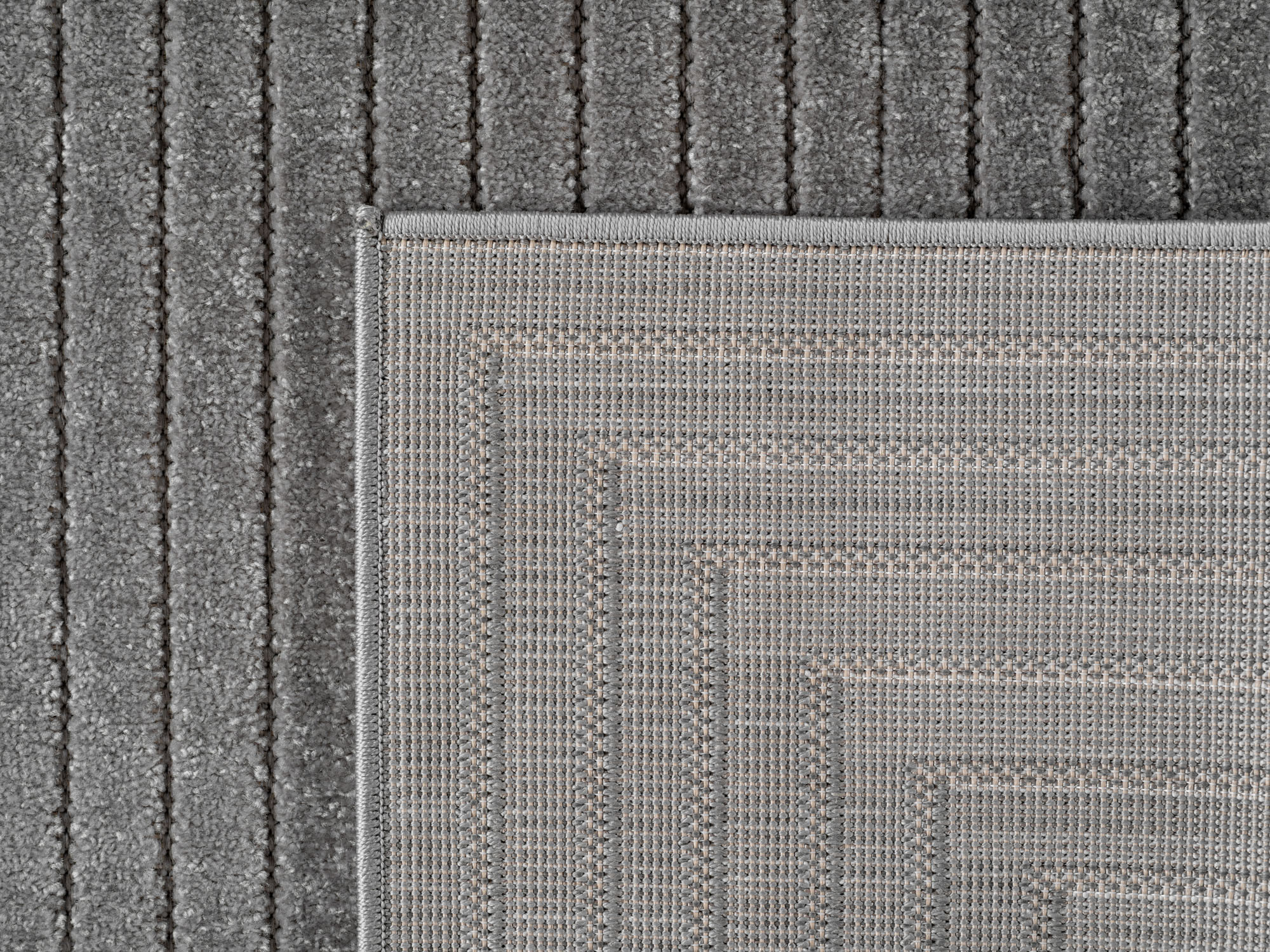 Buitenkleed NOVA - Indoor & Outdoor Vloerkleed– Japandi & Scandinavisch Design – Effen - 3D-Look - Weerbestendig & UV-proof - Zilver