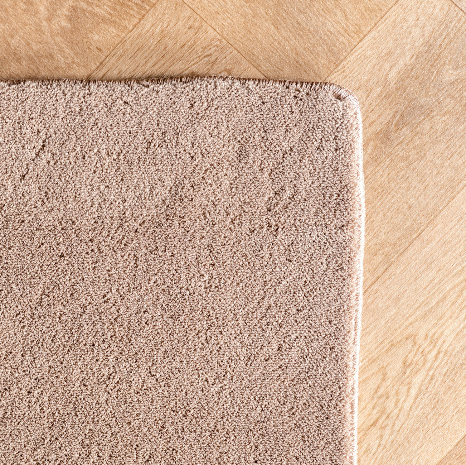 Japandi Vloerkleed - Hoogpolig - Scandinavisch Design - 3D-Effect - Beige