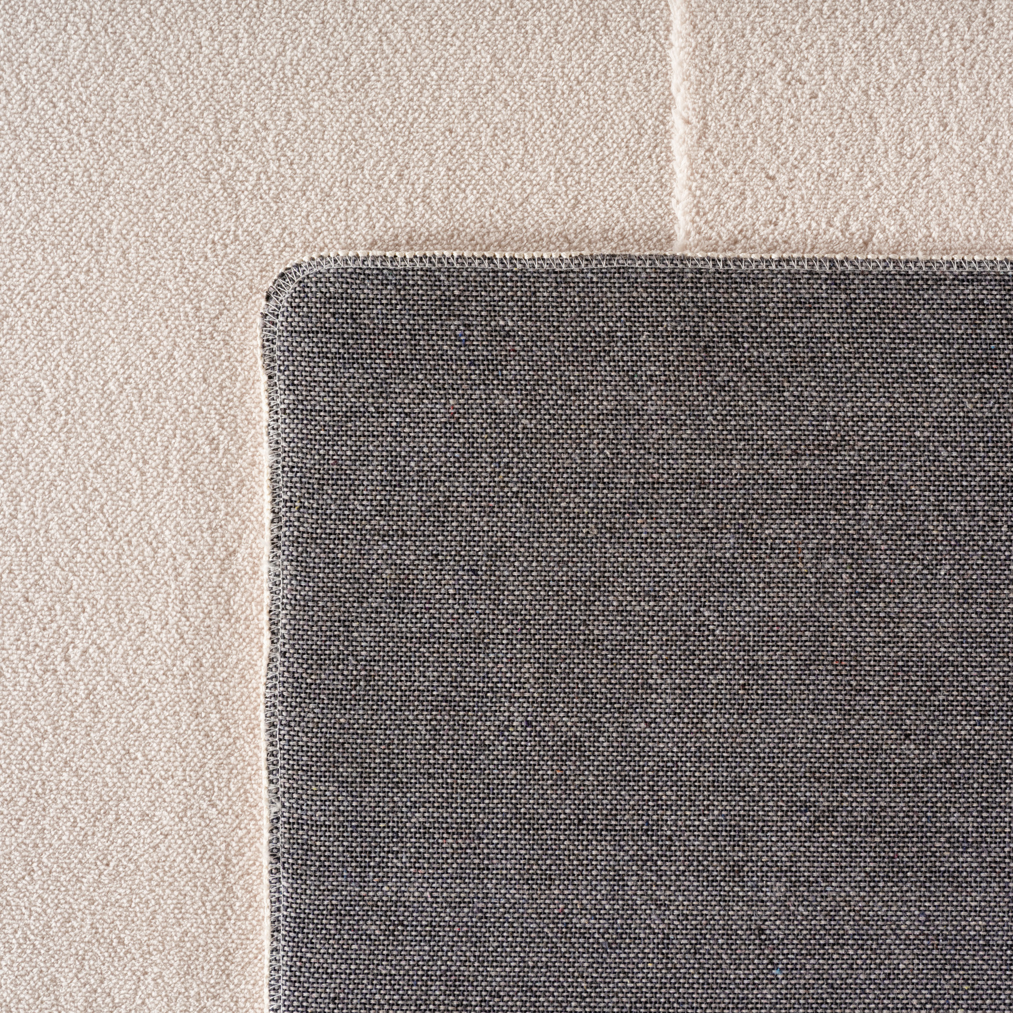 Japandi Vloerkleed - Hoogpolig - Scandinavisch Design - 3D-Effect - Creme
