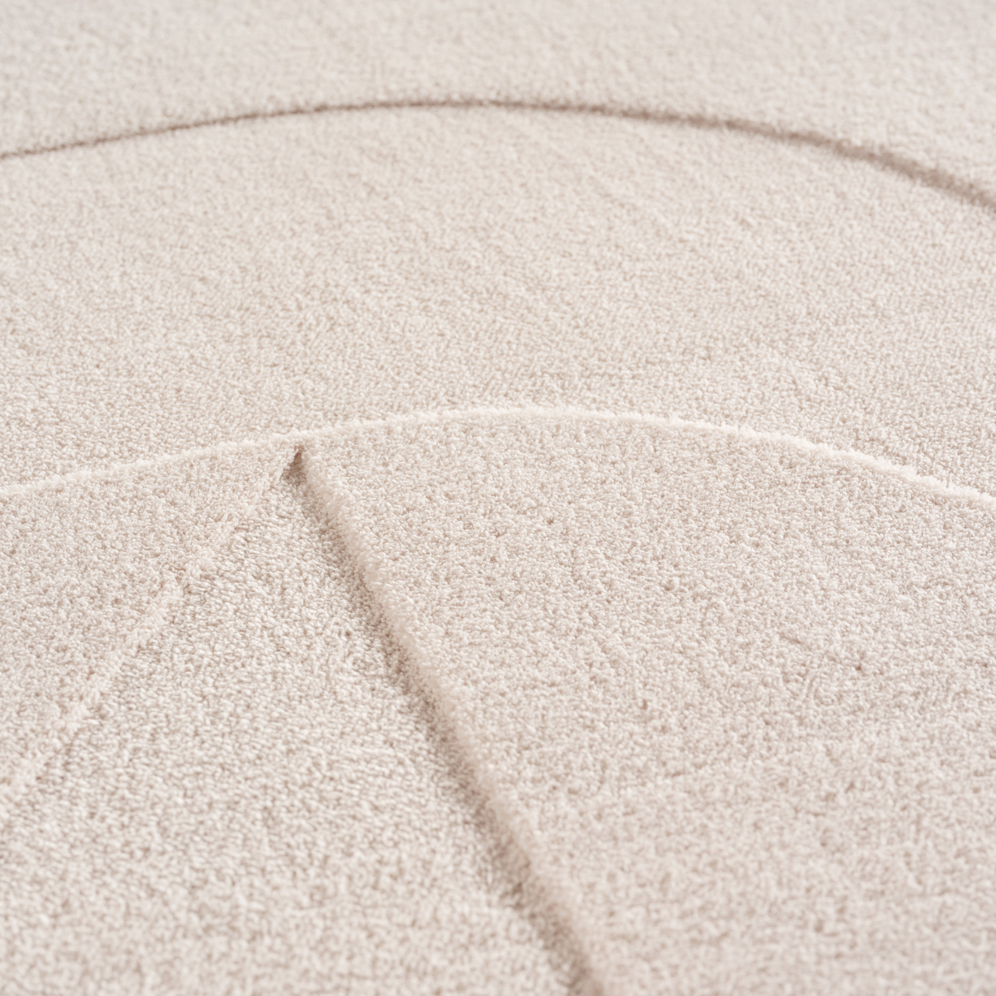 Japandi Vloerkleed - Hoogpolig - Scandinavisch Design - 3D-Effect - Creme