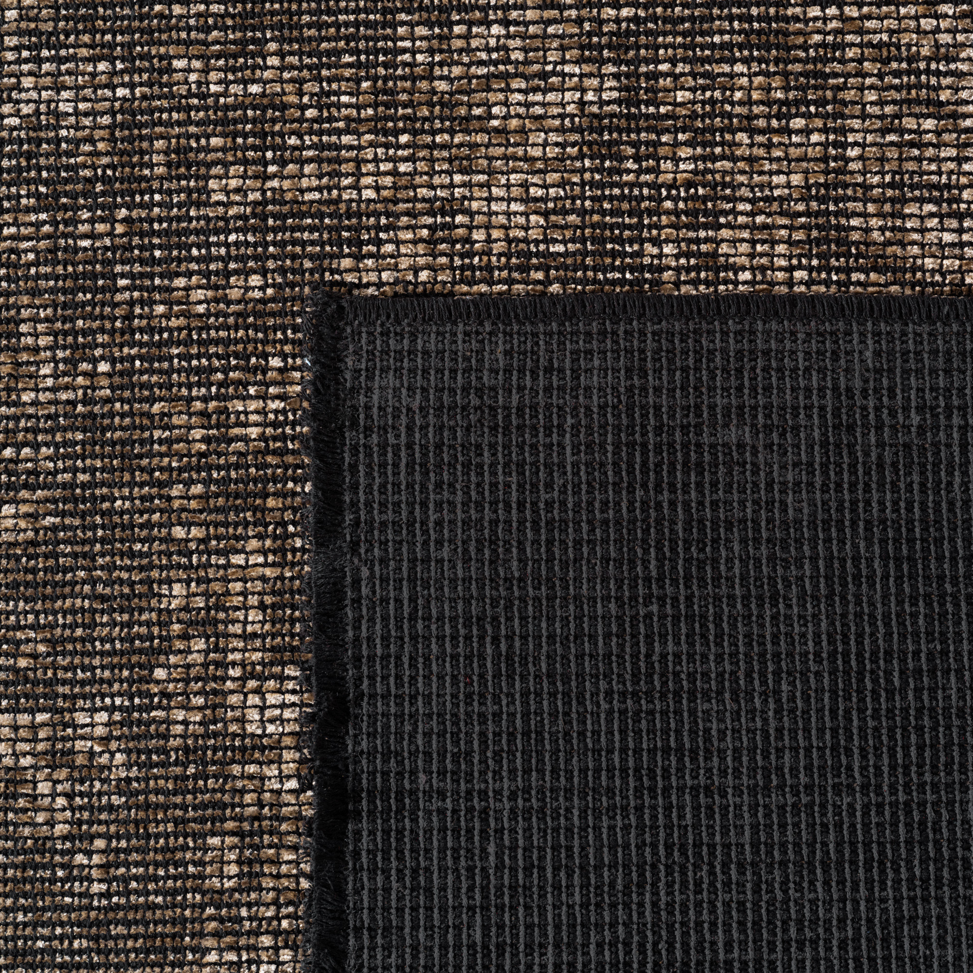 SPACE Vloerkleed – Laagpolig Velours – Modern & Sportief – Katoen & Chenille – Beige