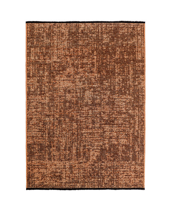 essential - Dhabi Oriental - Terracotta / Blauw 200 x 300 cm Katoen Vloerkleed