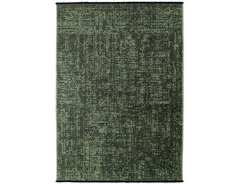 SPACE Vloerkleed – Laagpolig Velours – Modern & Sportief – Katoen & Chenille – Groen