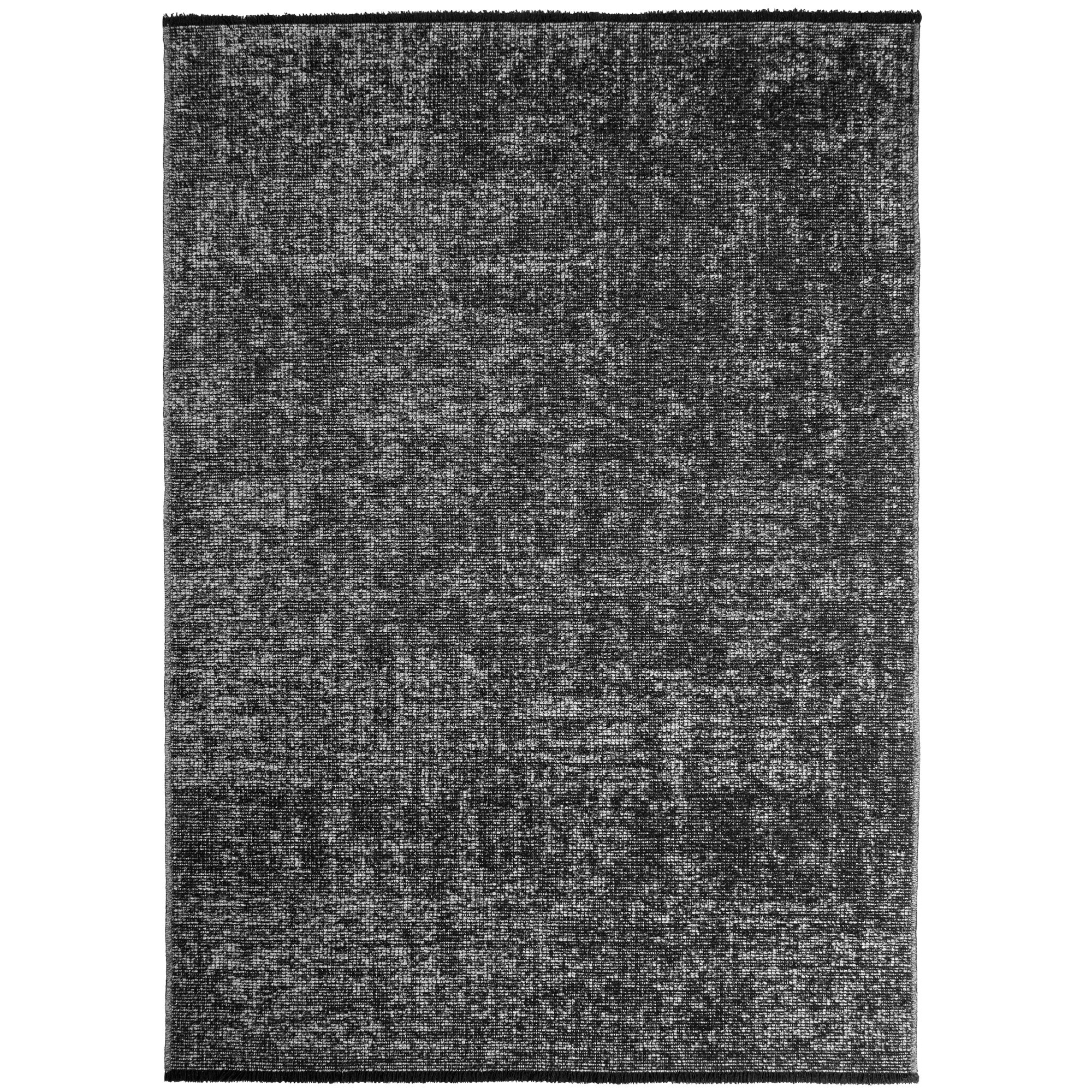 SPACE Vloerkleed – Laagpolig Velours – Modern & Sportief – Katoen & Chenille – Grijs