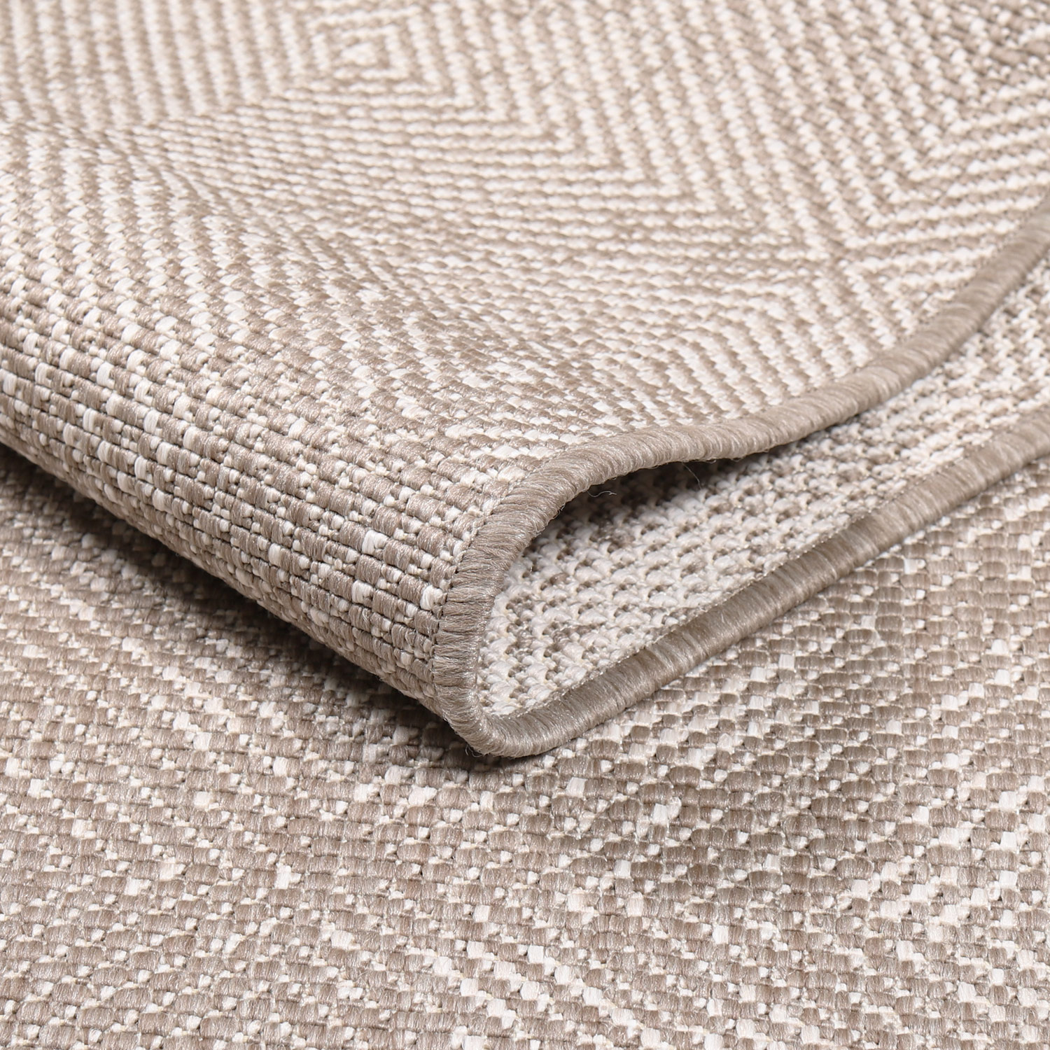 Outlet Buitenkleed Duo - Dubbelzijdig - Beige