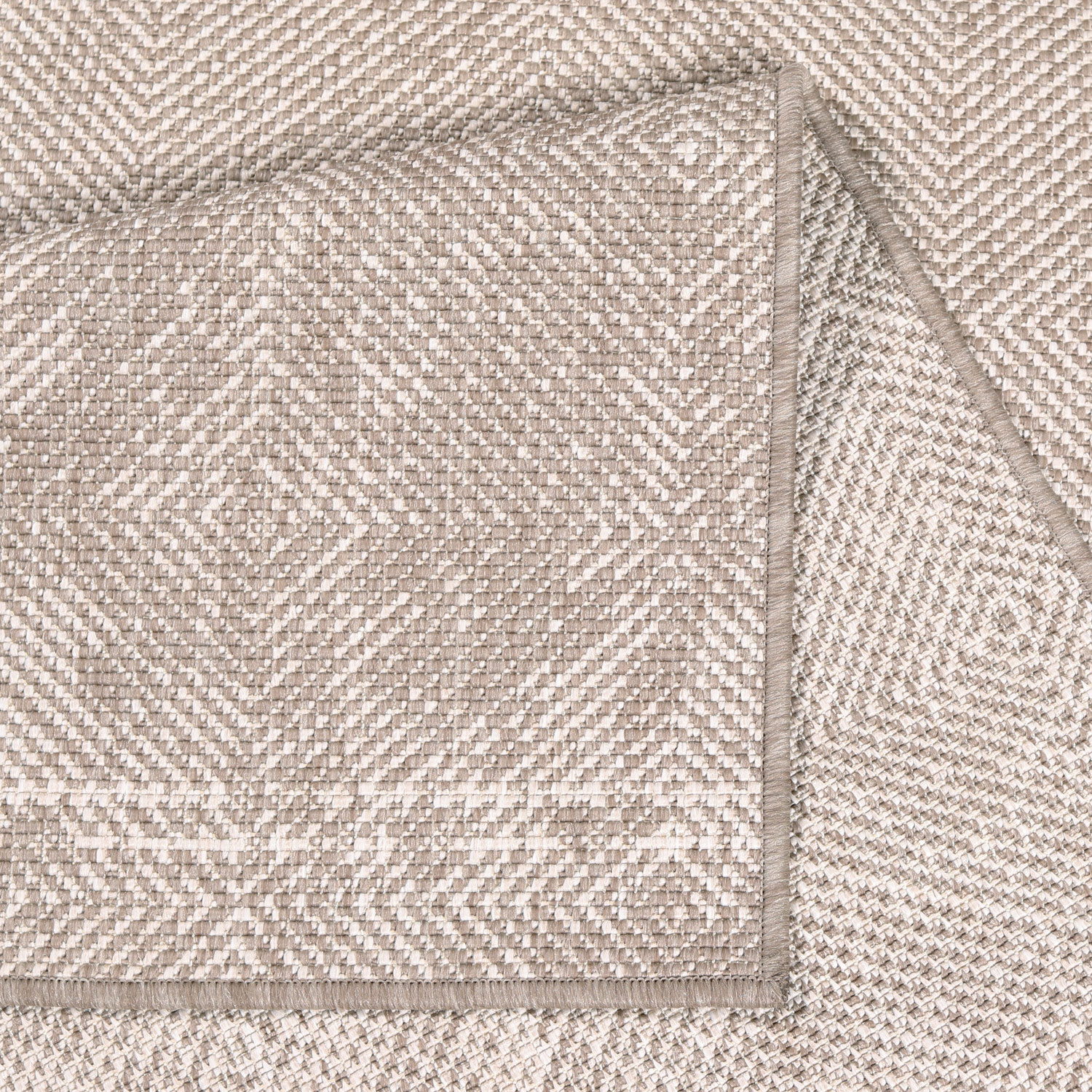 Outlet Buitenkleed Duo - Dubbelzijdig - Beige