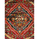 Rond Vintage Marrakech - Laagpolig Vloerkleed - Multikleur Zwart