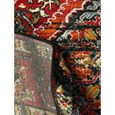 Rond Vintage Marrakech - Laagpolig Vloerkleed - Multikleur Zwart