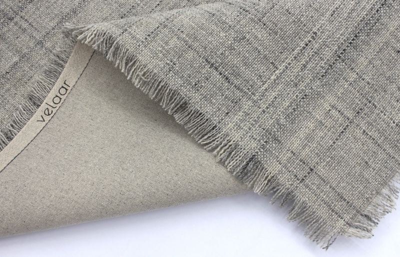 Outlet - Vloerkleed Flocus 100% Wol - Effen Grijs - Platgeweven - Modern