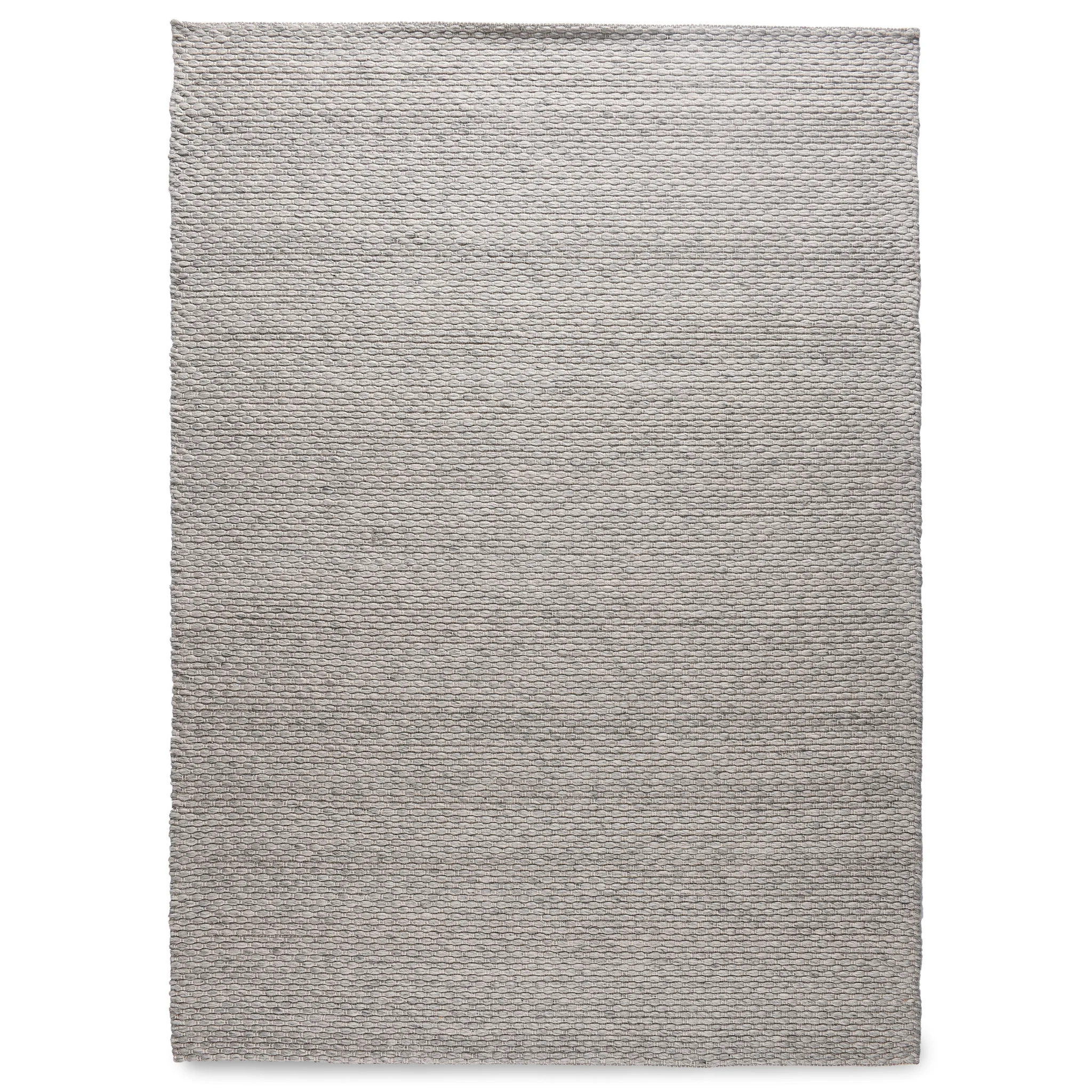 Outlet - Mckenna Design 100% Wol Vloerkleed - Effen Grijs