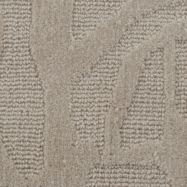 Outlet - Abstract Vloerkleed Celso - 100% Wol - Laagpolig - Beige