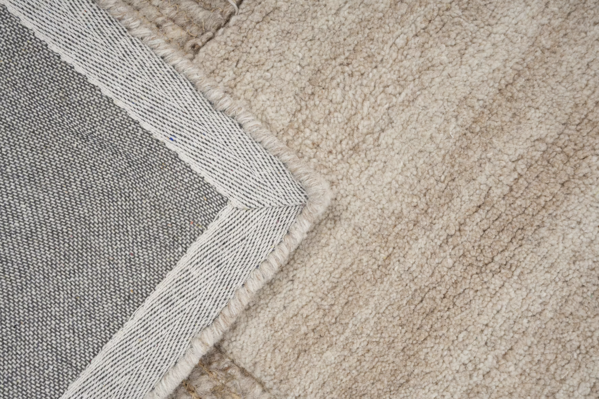Outlet - Jaipur Japandi Design Vloerkleed - 50% Jute/50% Wol - Creme Beige